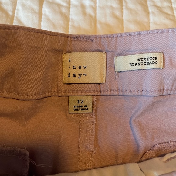 NWT Women's High-Rise Pleat Front Shorts - A New Day™ - Picture 4 of 5